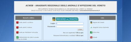 Anagrafe canina della Regione del Veneto: guida all’applicativo Acweb [Tutorial]