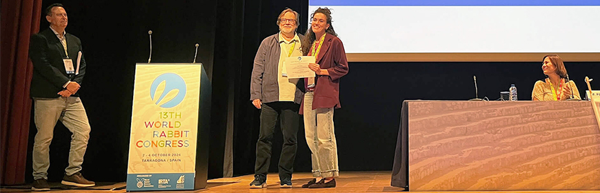 Ricercatori IZSVe premiati per caso di studio sulla malattia di Tyzzer nel coniglio