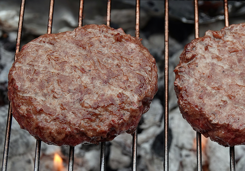 Cottura di hamburger